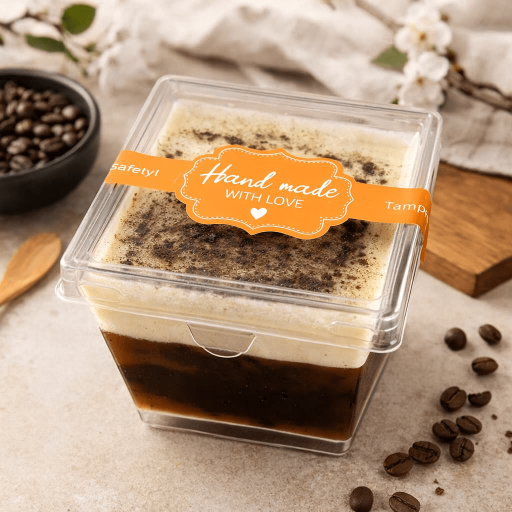 Oishi Coffee Jellymisu - No Sucrose Added & Lower calories (Box of 6 pcs) - Oishi Kohi Jelly