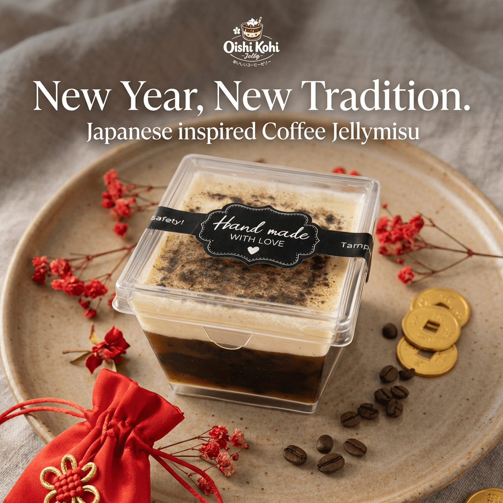 Oishi Coffee Jellymisu (Box of 6 pcs) - Oishi Kohi Jelly