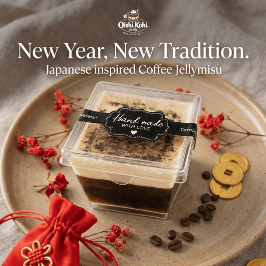 Oishi Coffee Jellymisu (Box of 6 pcs) - Oishi Kohi Jelly