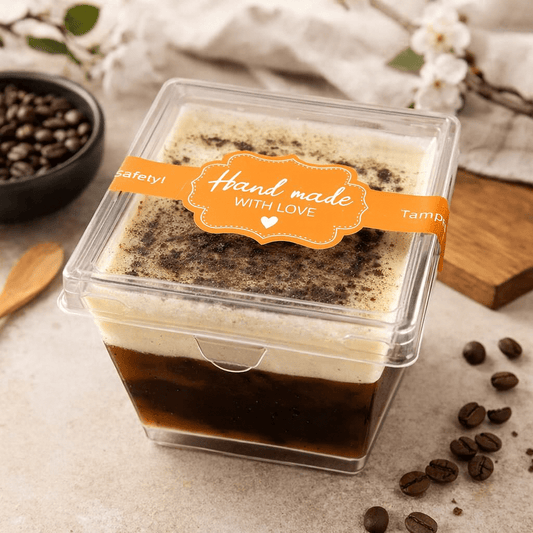 Oishi Coffee Jellymisu - No Sucrose Added & Lower calories (Box of 6 pcs) - Oishi Kohi Jelly